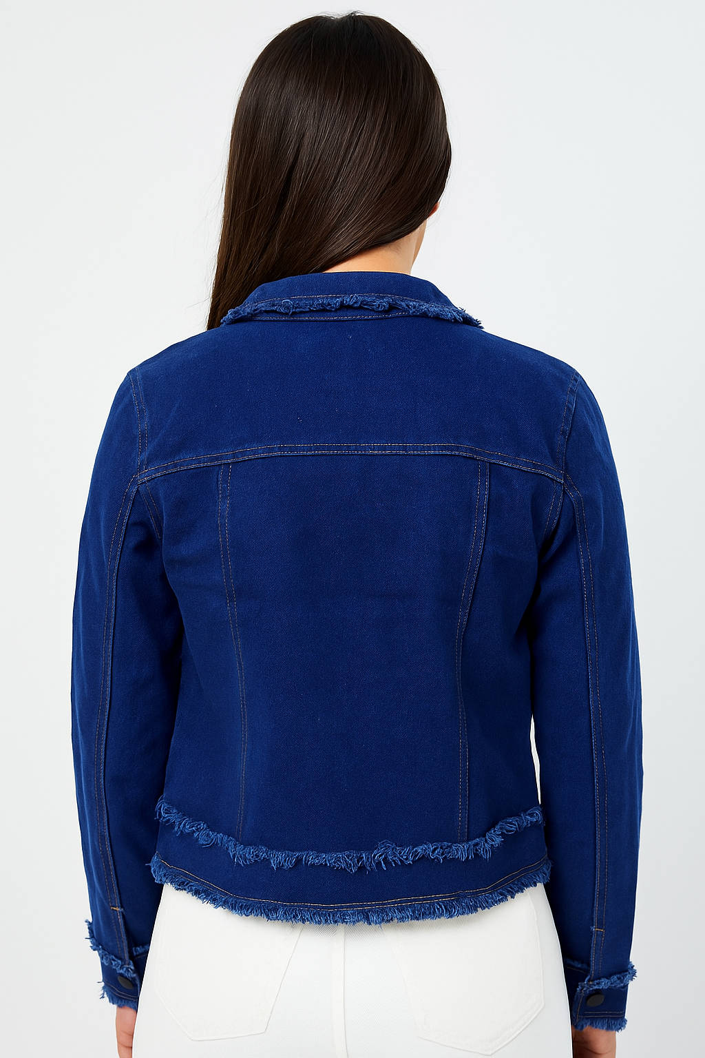Velxora Women’s Classic Blue Denim Jacket – Trendy & Casual Wear